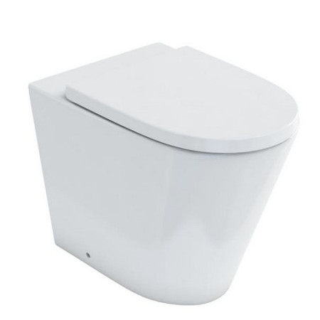 15.B.35302 Britton Sphere Rimless Back To Wall WC Pan and Seat