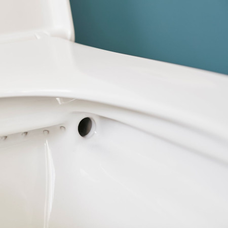 15.B.35301/15.B.27353 Britton Sphere Rimless Close Coupled WC Pan and Cistern Close Up