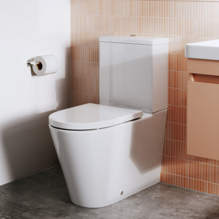 15.B.35301/15.B.27353 Britton Sphere Rimless Close Coupled WC Pan and Cistern Lifestyle