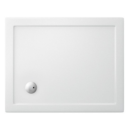 Britton Zamori 1000 x 900mm Rectangle Shower Tray with Corner Waste Position
