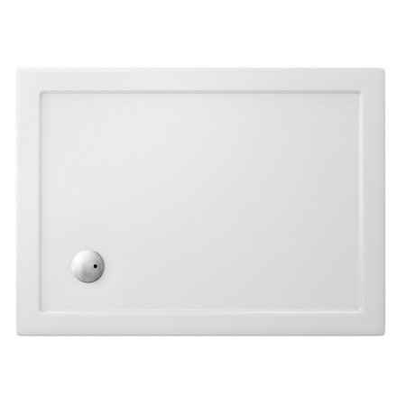 Britton Zamori 1100 x 900mm Rectangle Shower Tray with Corner Waste Position