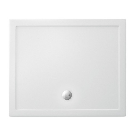 Britton Zamori 1200 x 1000mm Rectangle Shower Tray with Central Waste Position