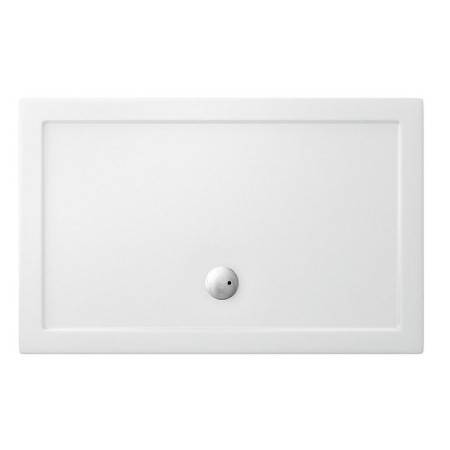 Britton Zamori 1200 x 760mm Rectangle Shower Tray with Central Waste Position