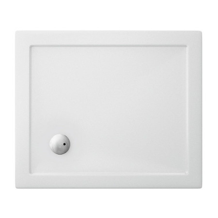 Britton Zamori 900 x 800mm Rectangle Shower Tray with Corner Waste Position