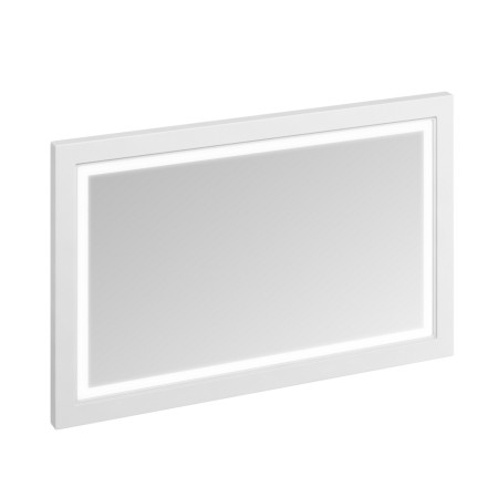 Burlington 1200mm Matt White Framed Illuminated Mirror