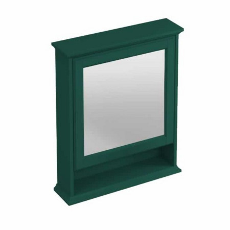 Burlington 600mm Matt Green Bathroom Mirror Cabinet
