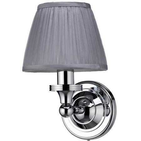 ELBL15 Burlington Arcade Round Light with Chrome Base and Chiffon Silver Shade (2)