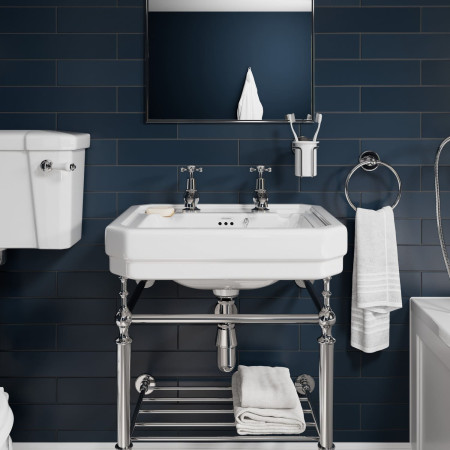 BI1 Burlington Birkenhead 3 Inch Basin Taps Lifestyle