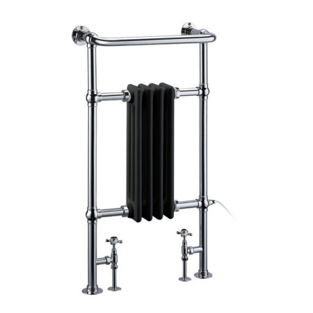 Burlington Bloomsbury Black Towel Radiator