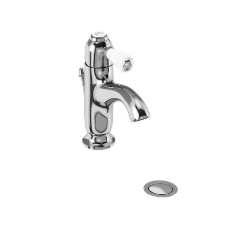 Burlington Chelsea Curved Basin Mixer with Pop-Up Waste