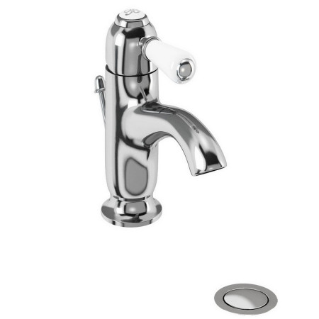 Burlington Chelsea Curved Basin Mixer with Pop Up Waste