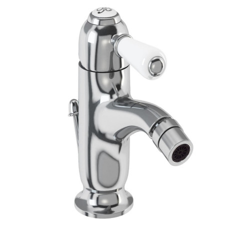 Burlington Chelsea Curved Bidet Mixer with Pop Up Waste
