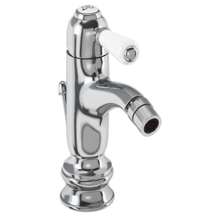 Burlington Chelsea Regent Curved Bidet Mixer with Pop Up Waste