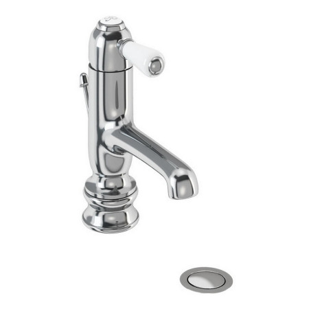 Burlington Chelsea Regent Straight Basin Mixer with Pop Up Waste