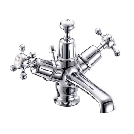Burlington Claremont Basin Mixer with High Central Indice & Pop Up Waste