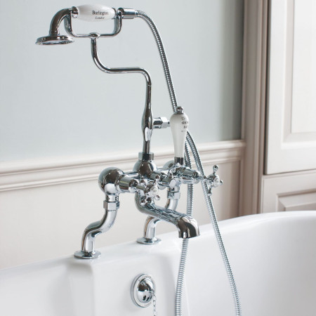 CL15QT Burlington Claremont Deck Mounted Bath Shower Mixer Lifestyle