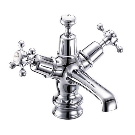 Burlington Claremont Regent Basin Mixer with High Central Indice and Click Clack Waste