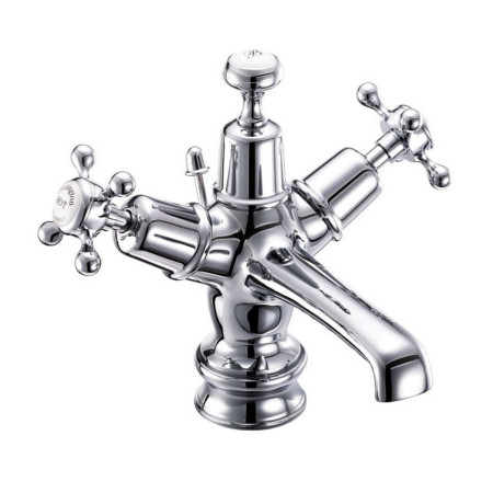 Burlington Claremont Regent Basin Mixer with High Central Indice and Pop Up Waste