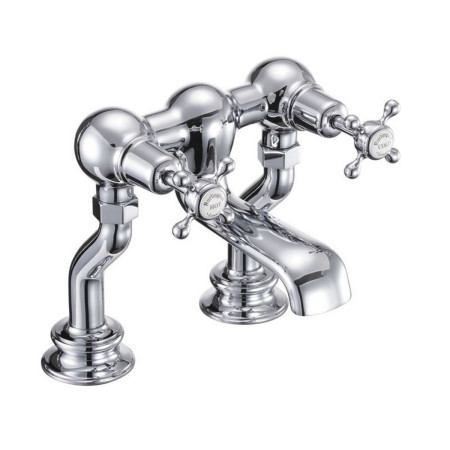 Burlington Claremont Regent Deck Mounted Bath Filler