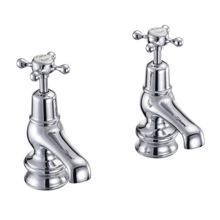 Burlington Claremont Regent Chrome 3 Inch Basin Taps