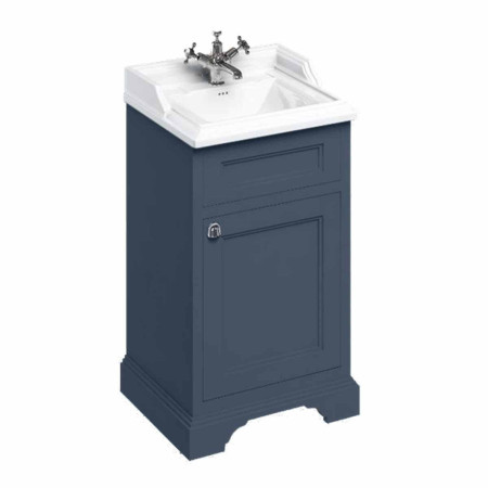 Burlington Classic 500mm Cloakroom Vanity Unit with Basin in Blue
