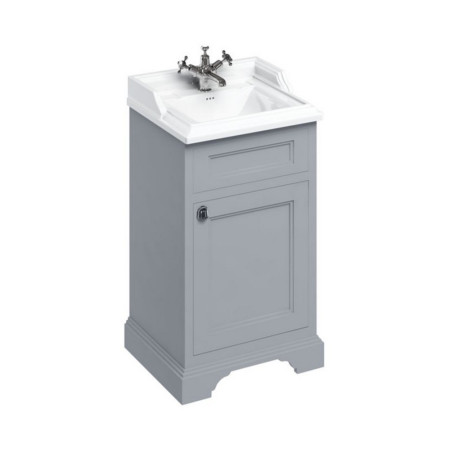Burlington Classic 500mm Cloakroom Vanity Unit with Basin in Classic Grey