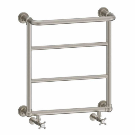 Burlington Cleaver Brushed Nickel Towel Radiator
