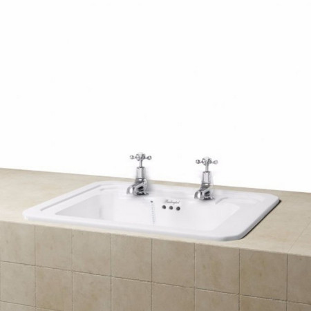 Burlington Contemporary 540mm 2TH Countertop Basin