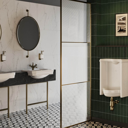 B121TH Burlington Contemporary 580mm 1TH Semi Recessed Basin Lifestyle