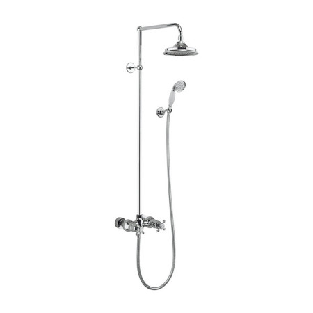 Burlington Eden Thermostatic Exposed Two Outlet Shower Set