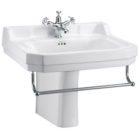 Burlington Edwardian 610mm Basin and Semi Pedestal