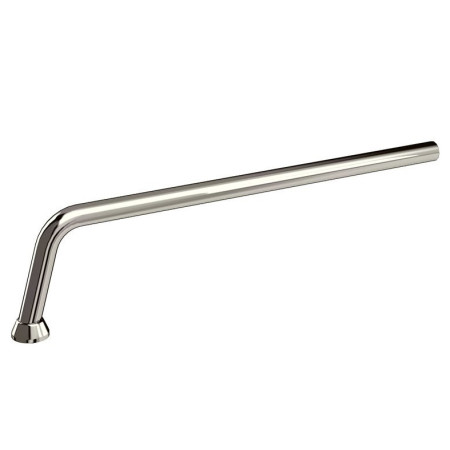 W21 NKL Burlington Exposed P Trap Connection Pipe 80cm Nickel