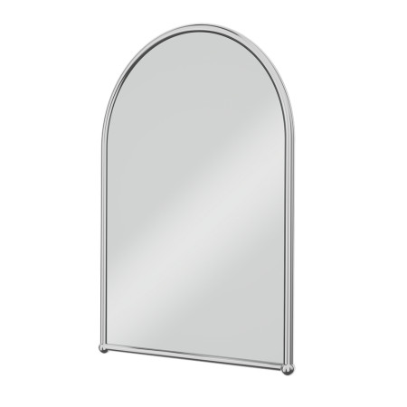 Burlington Framed 500 x 700mm Arched Mirror in Chrome