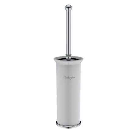 Burlington Freestanding Toilet Brush Holder in Chrome