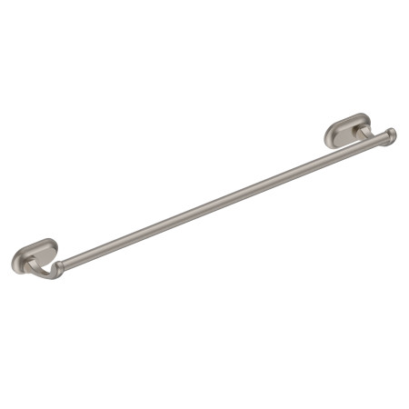 Burlington Guild Brushed Nickel 600mm Single Towel Rail