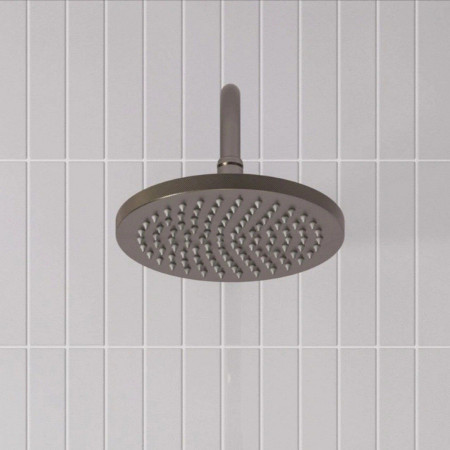 GUSHOWERPACKSQ2L Burlington Guild Brushed Nickel Concealed Thermostatic Shower Valve with Fixed Head Lifestyle