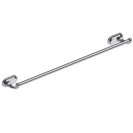 Burlington Guild Chrome 600mm Single Towel Rail