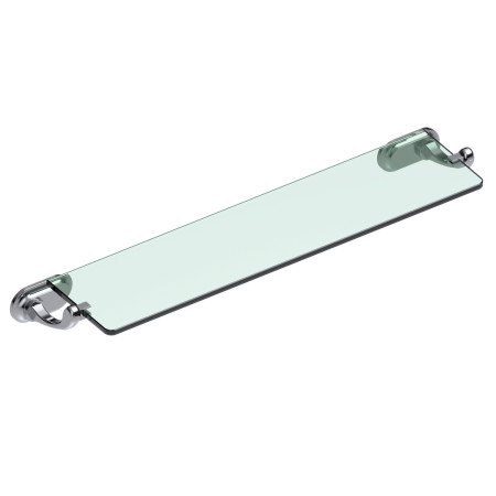 Burlington Guild Chrome Bathroom Glass Shelf