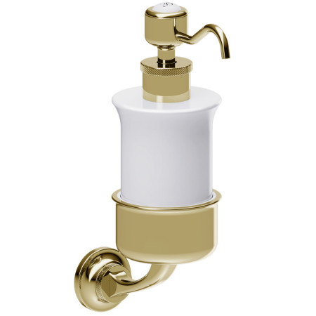 Burlington Guild Gold Ceramic Soap Dispenser