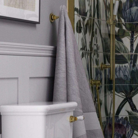 GU021G Burlington Guild Gold Single Robe Hook Lifestyle
