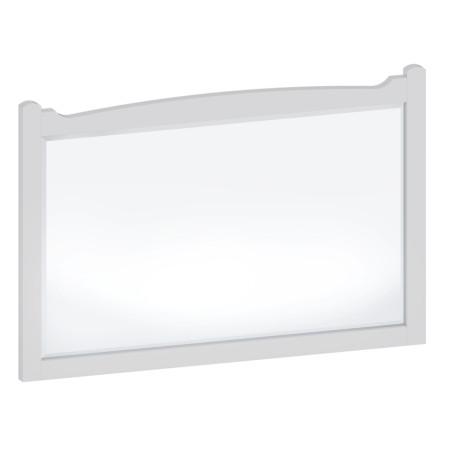 Burlington Guild Varley White 850mm Traditional Bathroom Mirror