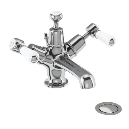 Burlington Kensington Monobloc Basin Mixer with Pop Up Waste