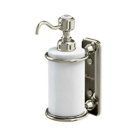 Burlington Liquid Soap Dispenser with Nickel Mount