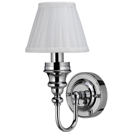 ELBL22 Burlington Ornate Light with Chrome Base and Fine Pleated Shade (2)