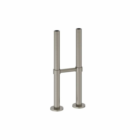 W7 BNKL Burlington Pipe Shroud with Horizontal Support Bar in Brushed Nickel (1)