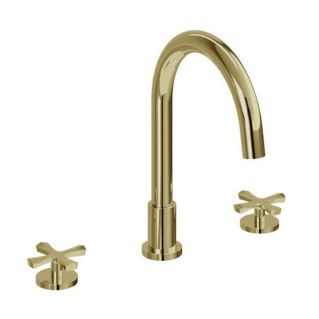 RIV32GOLD Burlington Riviera Gold 3 Hole Bath Filler