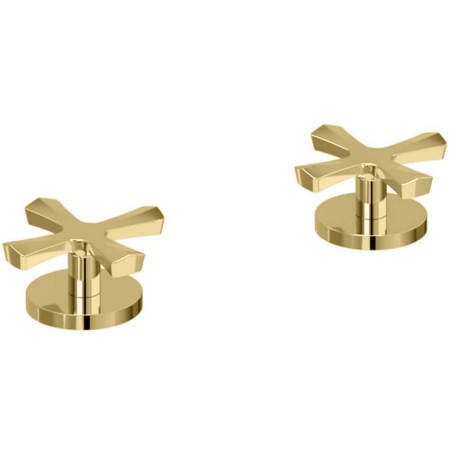 Burlington Riviera Gold Deck Mounted Panel Valves