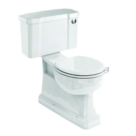 Burlington S Trap CC WC with 440 Front Push Button Cistern