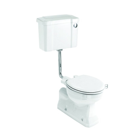 Burlington S Trap Low Level WC With 440 Front Push Button Cistern