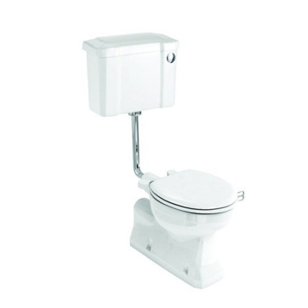Burlington S Trap Low Level WC With 520 Push Button Cistern